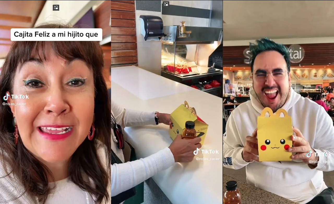 Joven recibe Cajita Feliz de Pokémon de manos de su madre y se hace viral