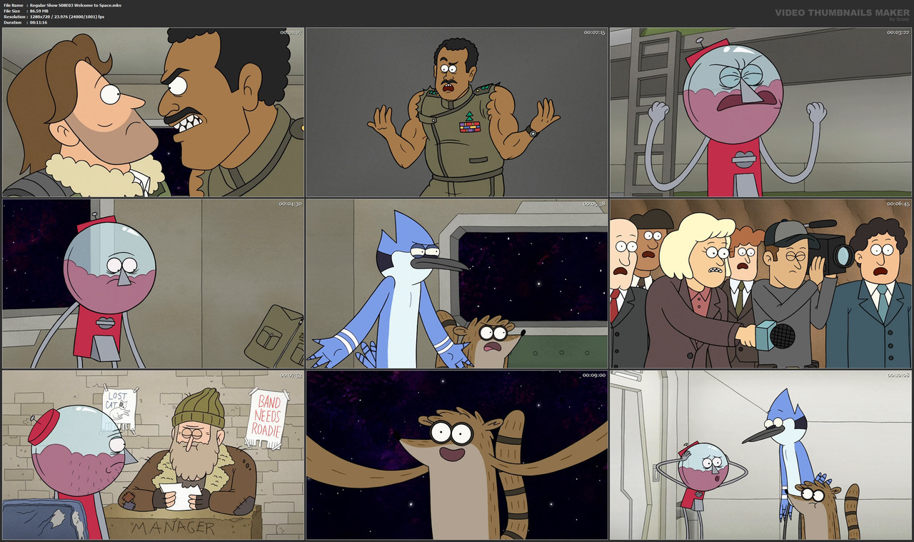 Regular Show S08E03 Welcome to Space.mkv