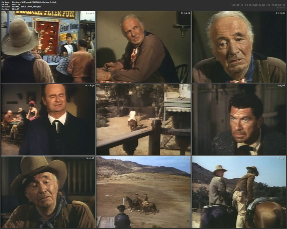 The Guns of Will Sonnett S01E01 Ride the Long Trail.mkv