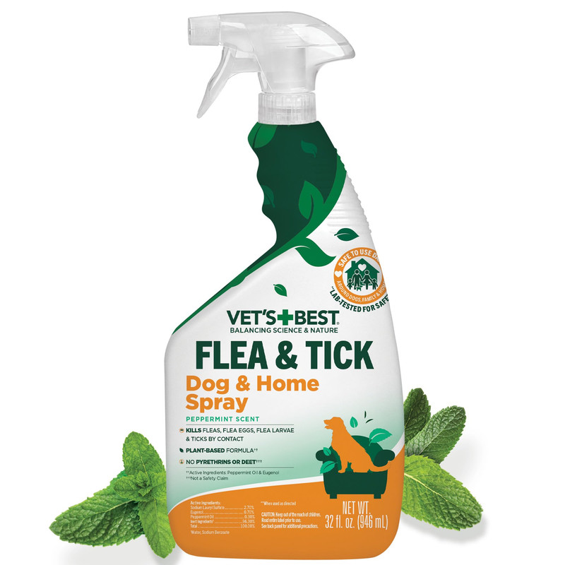 Vet's Best Indoor Flea & Tick Spray 32 oz