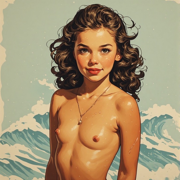 Pin-Up-style-Nakked-Young-Girl-(22)