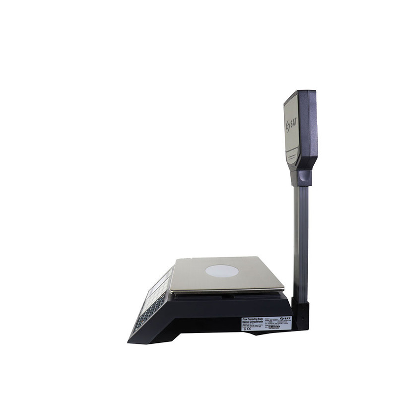 2635-2-BALANZA SAT CS30HT 30KG RS232 TECL POLE DISP