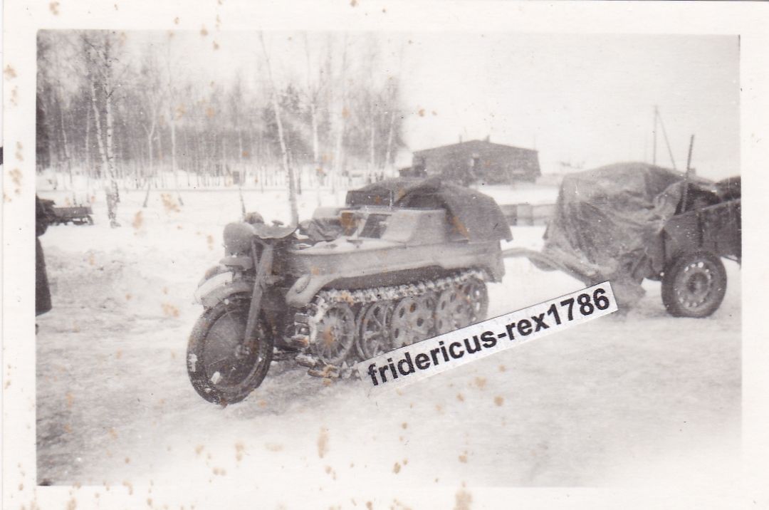 Foto NSU Kettenkraftrad Sd.Kfz. 2 mit Anhänger i