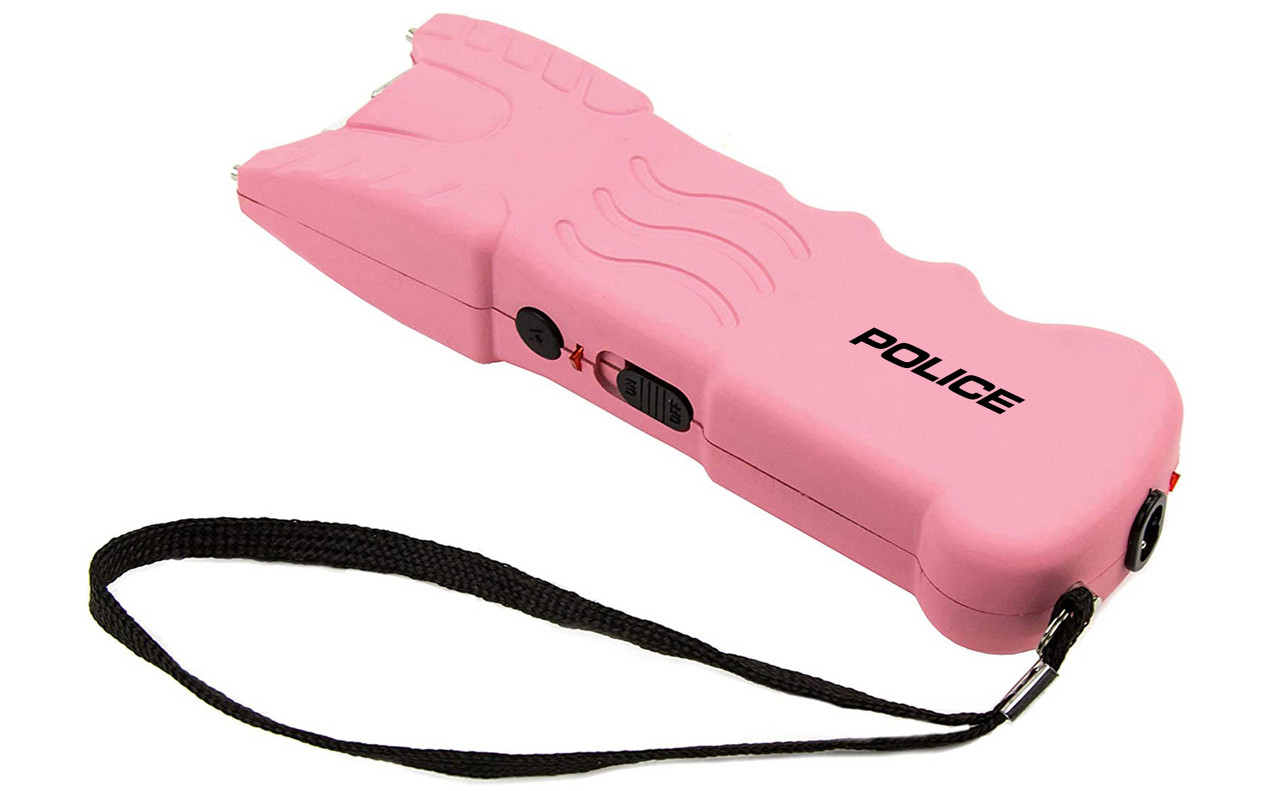 police-stun-gun-taser-flashlight-rechargeable-vipertek-916-pink
