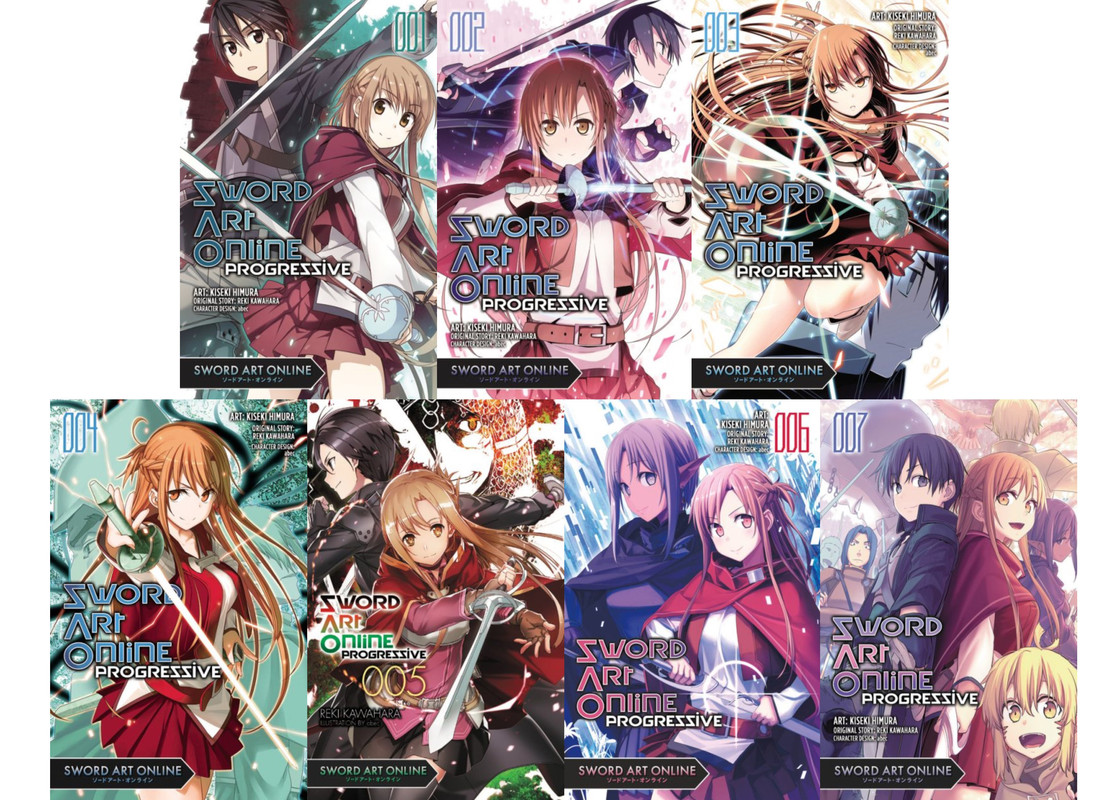 MANGA Sword Art Online Progressive 1-7 TP