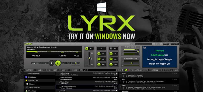 PCDJ LYRX 18