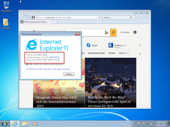 Windows 7 SP1 AIO (x86-x64) Multilanguage Preactivated October 2019