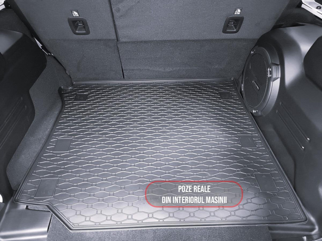 Tavita auto JEEP Wrangler 5 usi 2019-prezent, protectie portbagaj, Cri-Flo, din cauciuc 100%, compatibil cu autoturismul JEEP Wrangler 5-door