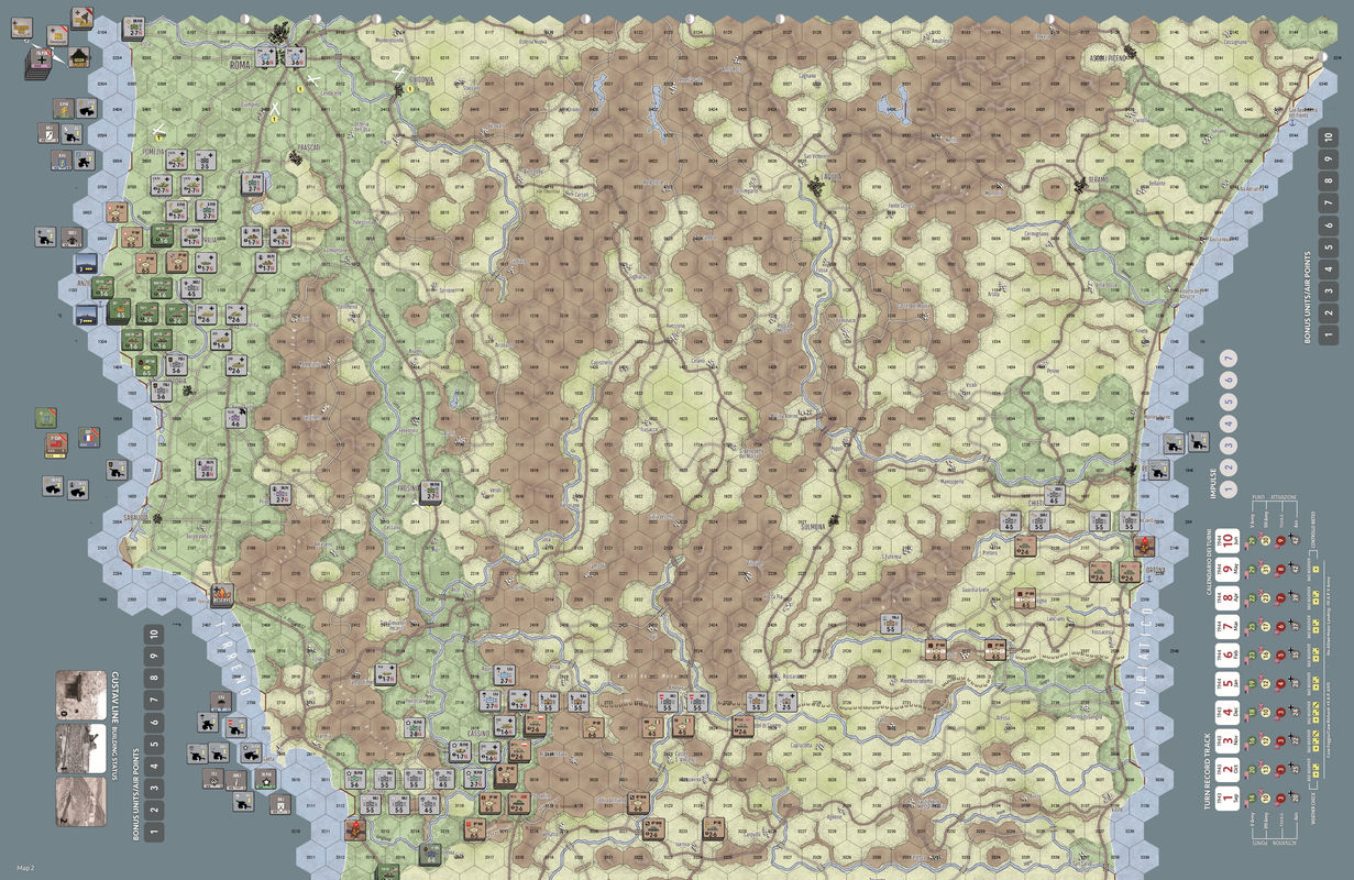 From Salerno To RomeMap