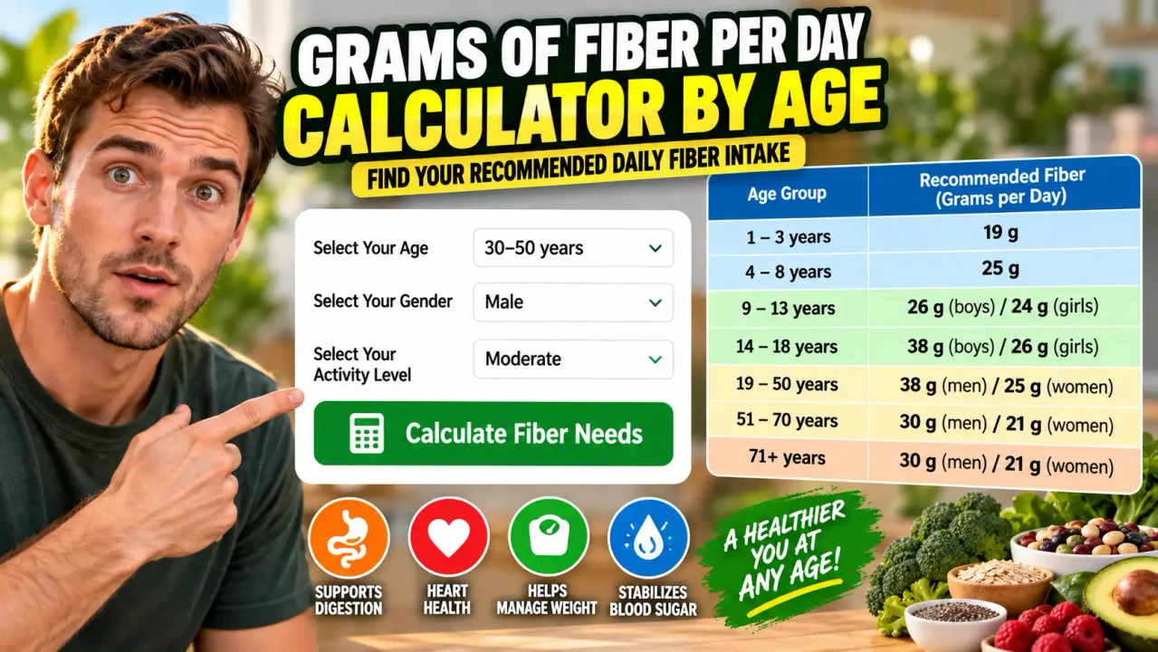 Daily Fiber Intake Calculator