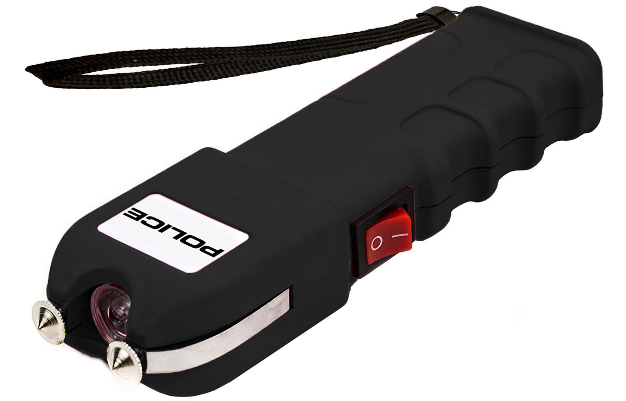 POLICE Stun Gun 928 180 BV Heavy Duty Rechargeable With LED Flashlight