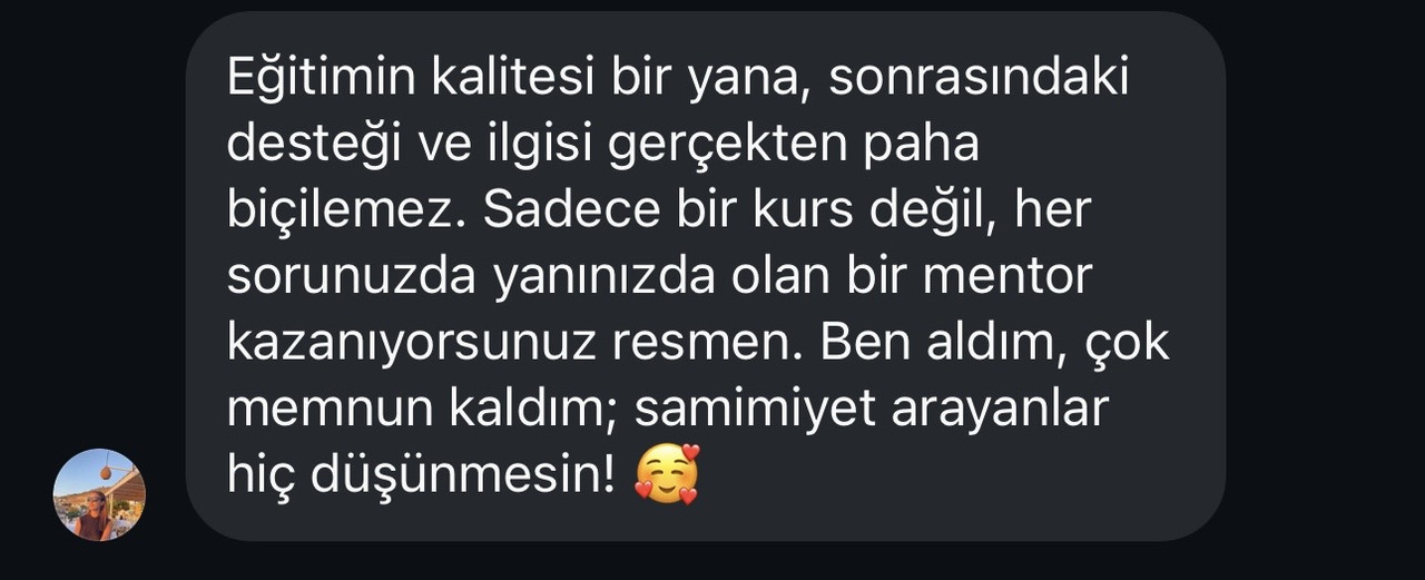 Öğrenci mesajı
