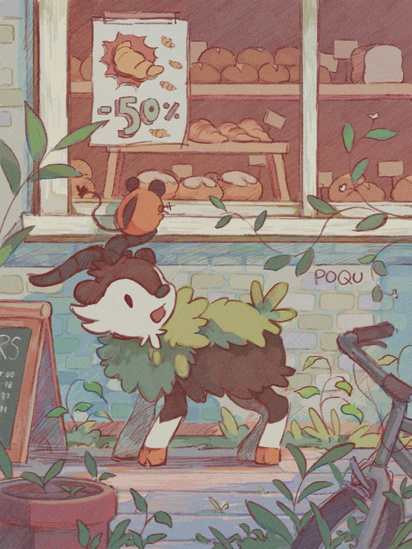 dedenne-and-skiddo-pokemon-drawn-by-poqu