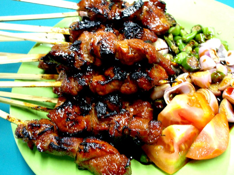 Ilustrasi sate kambing