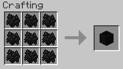 Wither bone block recipe