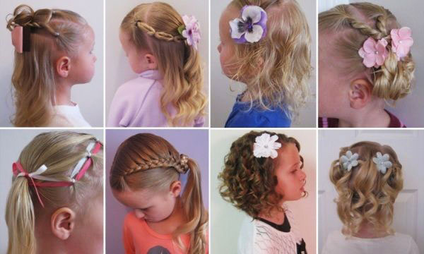 Красивые и легкие прически для девочек на средние волосы в школу и праздничные. Инструкции с фото