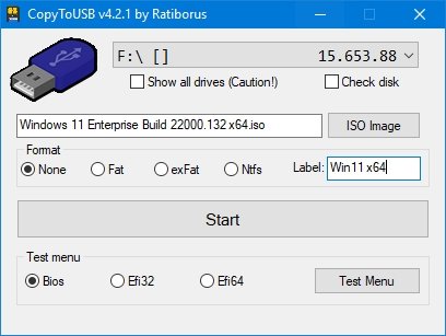CopyToUSB Version 4.2.1 CopyToUSB Version 4.2.1