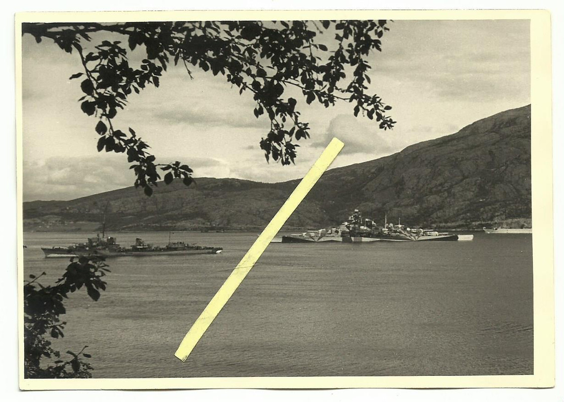 deut.Kriegsmarine Norwegen 2WK - Schlachtschiffe