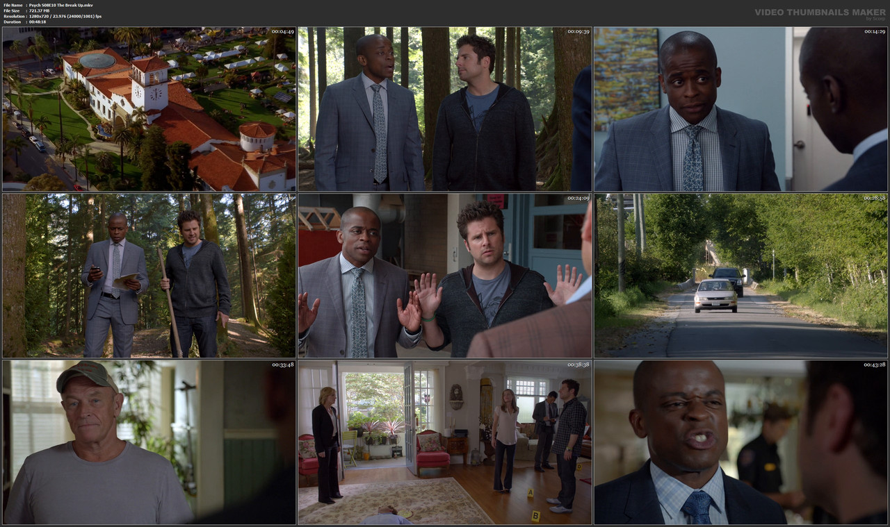 Psych S08E10 The Break Up.mkv