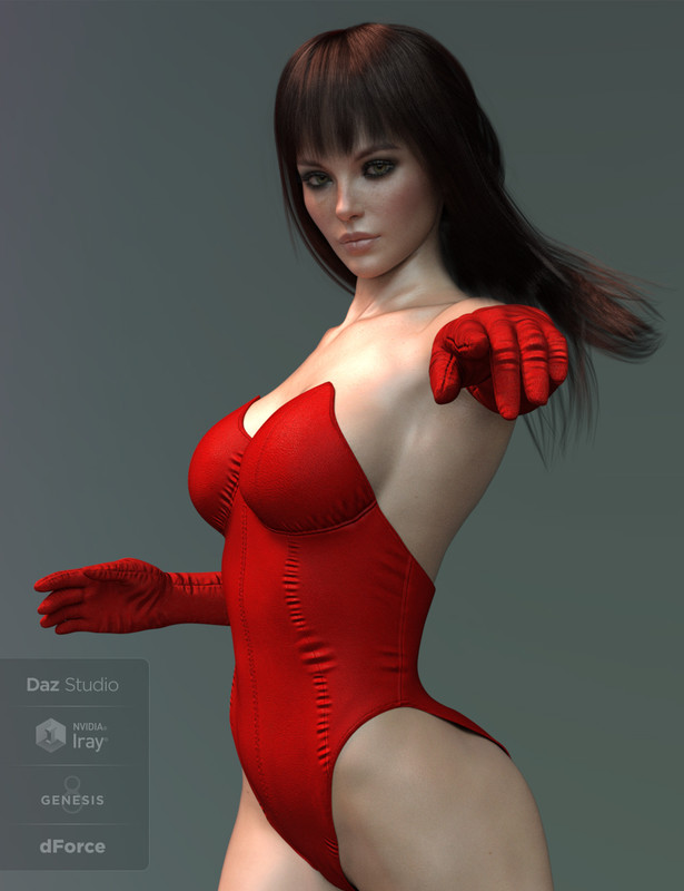 X-Fashion Ultra Bodysuit for Genesis 8 Female