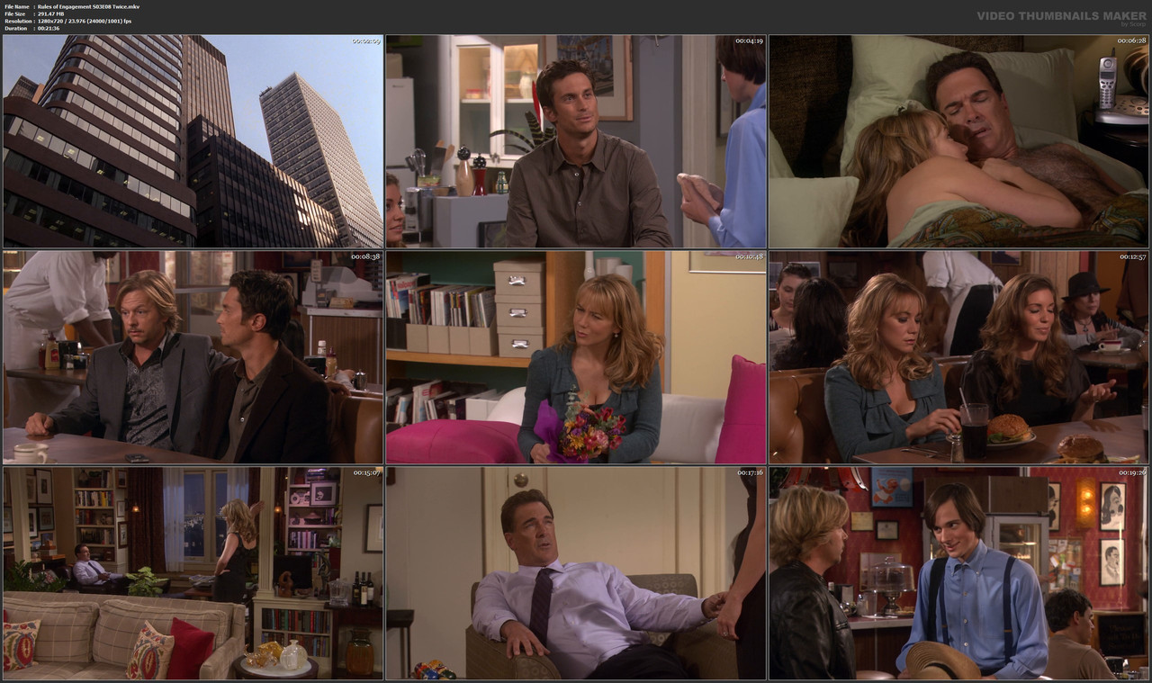 Rules of Engagement S03E08 Twice.mkv
