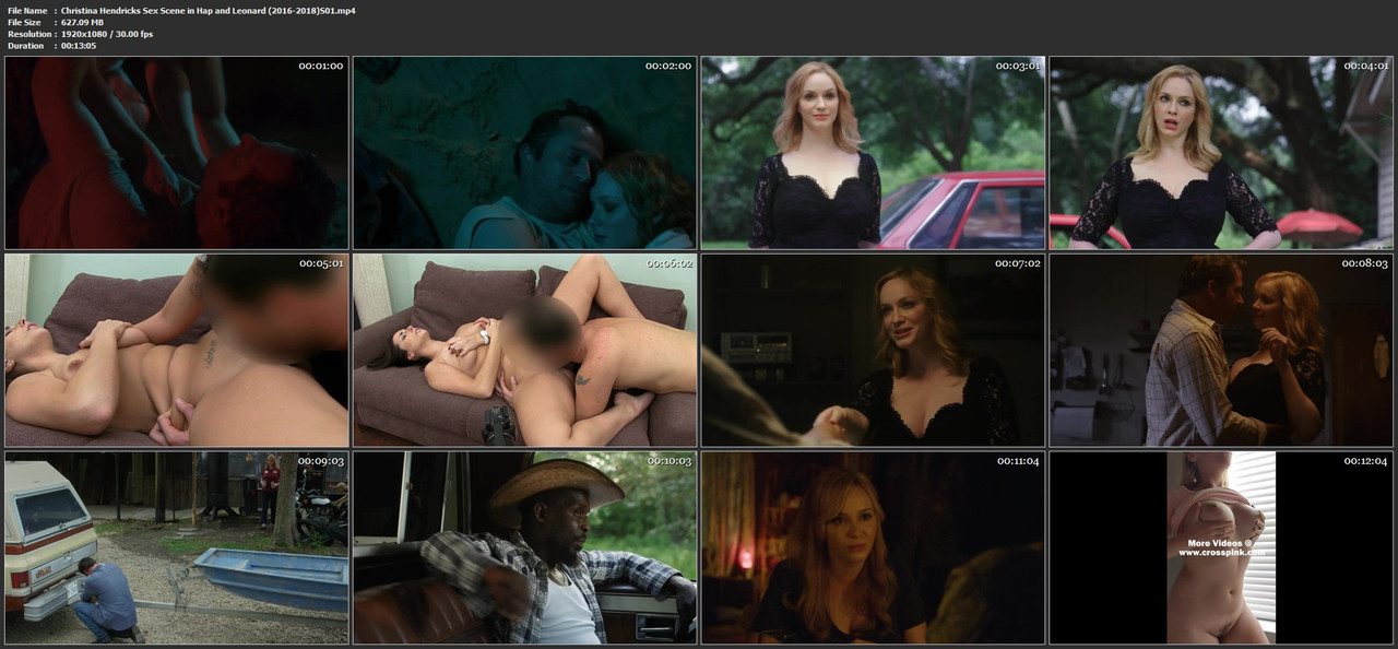 Christina Hendricks Sex Scene in Hap and Leonard (2016-2018)S01.mp4