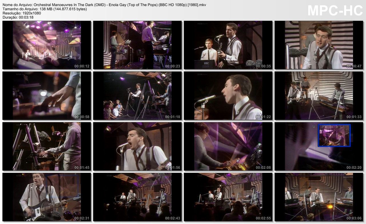 Orchestral Manoeuvres In The Dark (OMD) - Enola Gay (Top of The Pops) (BBC HD 1080p) [09.10.1980]