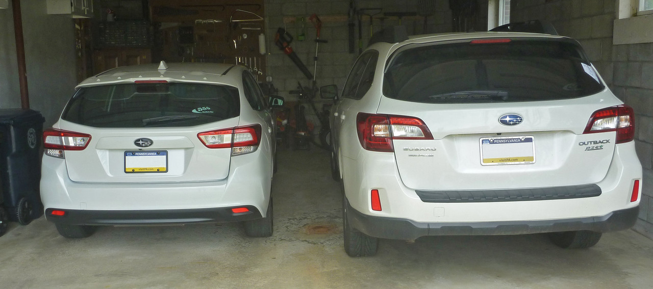 2022-05-03 2019 Impreza Sport & 2015 Outback - (license edit)