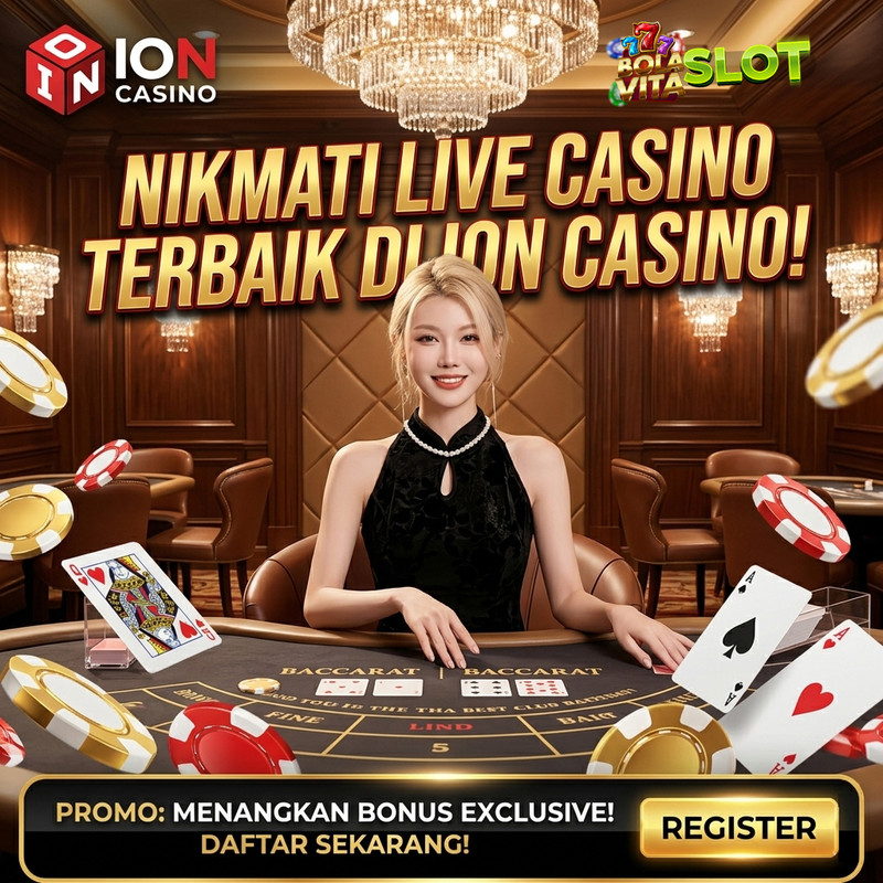 ION CASINO : PLATFORM CASINO PALING MENYALA MODAL RECEH BISA WEDE GEDE
