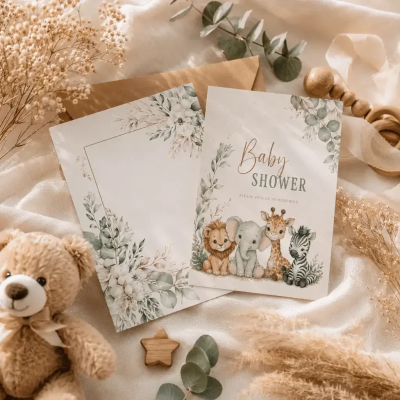 Baby shower invitations templates
