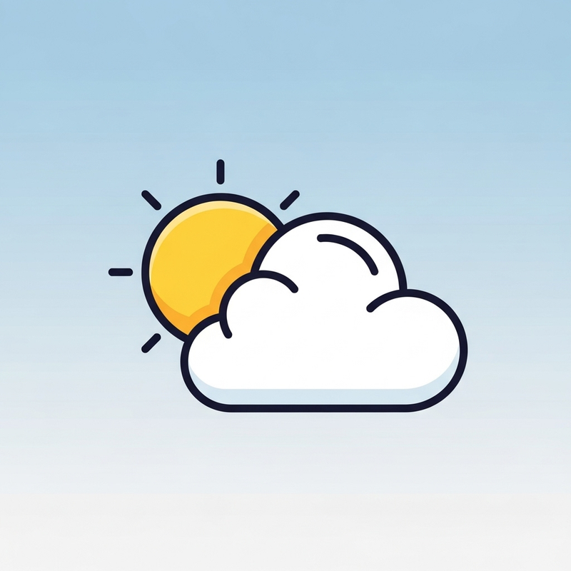Simple Weather UI widget preview