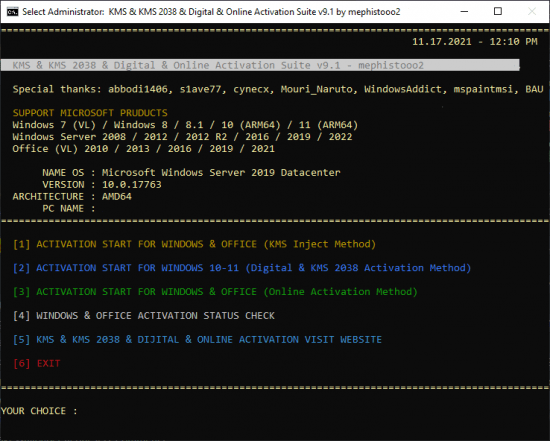 KMS/2038 & Digital & Online Activation Suite 9.1