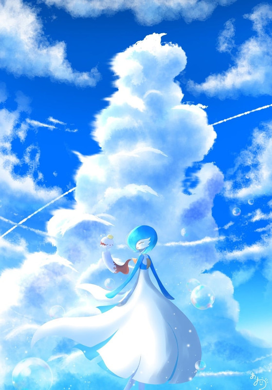 gardevoir-and-chimecho-pokemon-drawn-by-