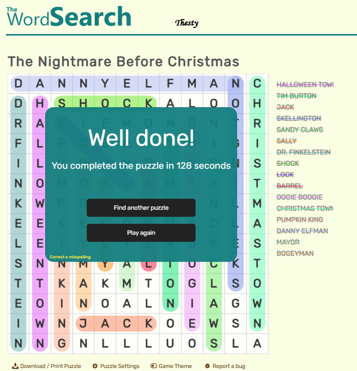 Wordsearch