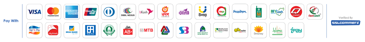 Payment Methods Visa Mastercard bKash Nagad