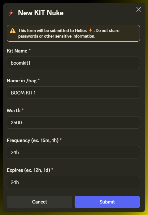 kit nuke ex