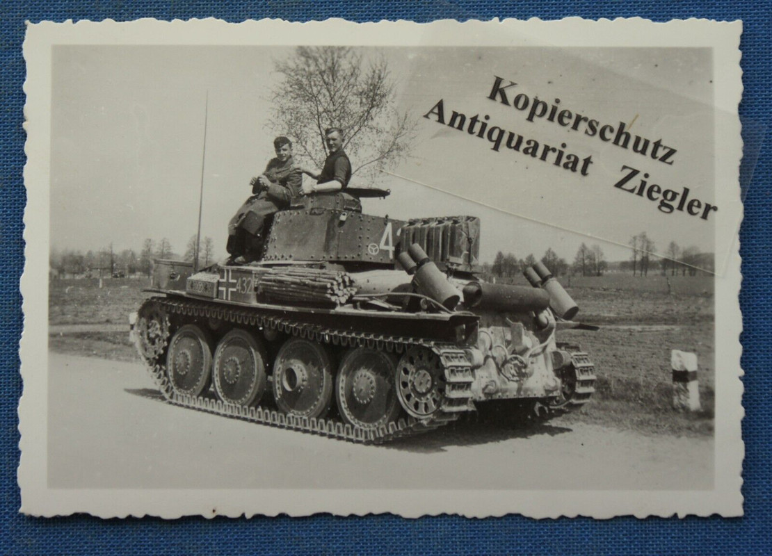 Foto 2. WK, Panzer Rechenberg, Ostpreußen 1941