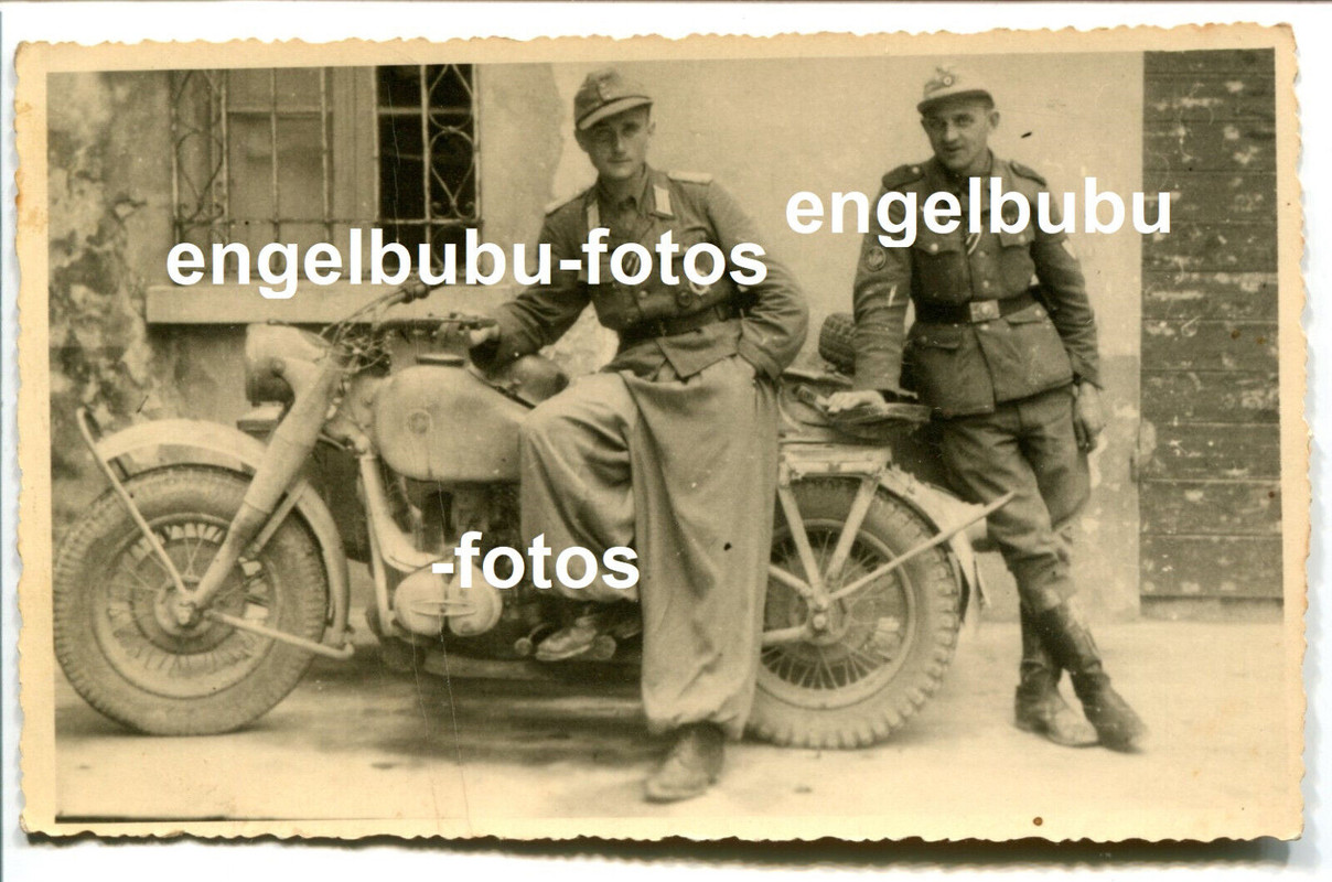 MOTORRAD - TROPEN-Tarnung - ITALIEN - Bertinoro 1944 b (2)