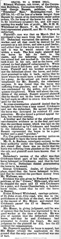 Cambridge Independent Press 26 June 1908 0005 Clip