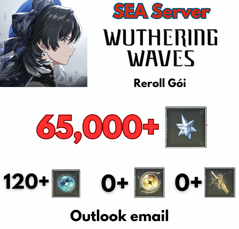 [SEA] Wuthering Waves Reroll Account
