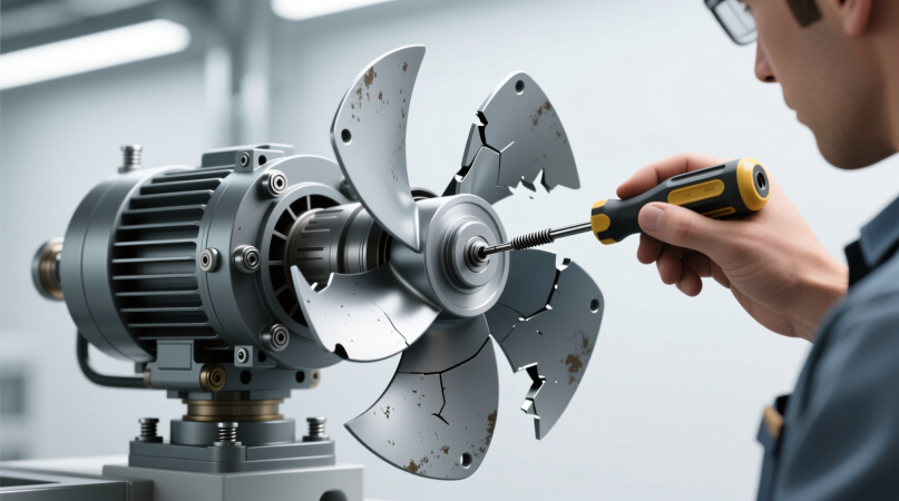 Замена лопастей вентилятора маникюрного стола