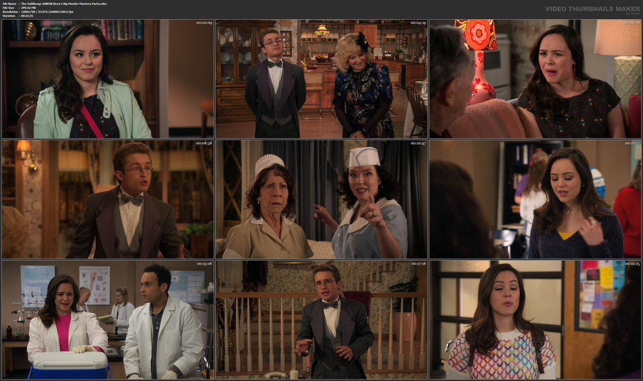 The Goldbergs S08E08 Bevy's Big Murder Mystery Party.mkv