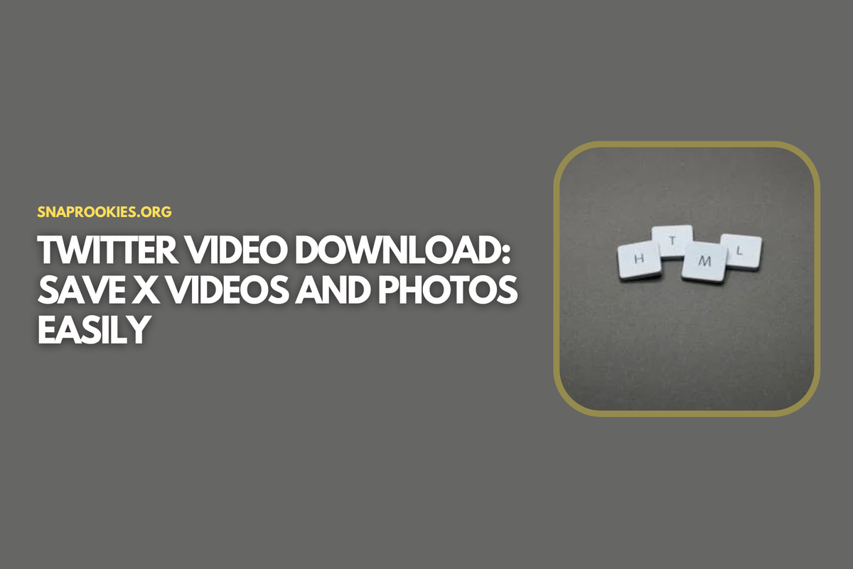 Twitter Video Download: Save X Videos and Photos Easily