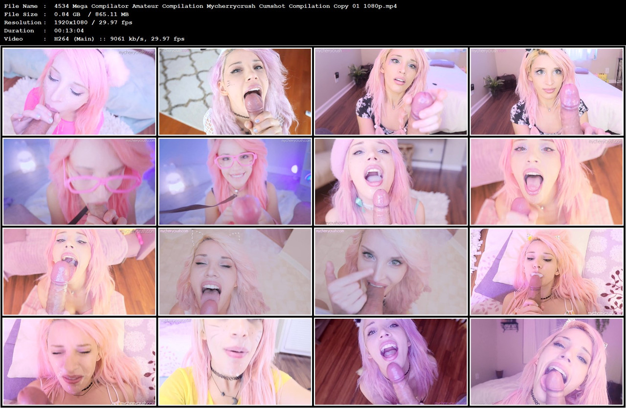 4534 Mega Compilator Amateur Compilation Mycherrycrush Cumshot Compilation Copy 01 1080p mp4