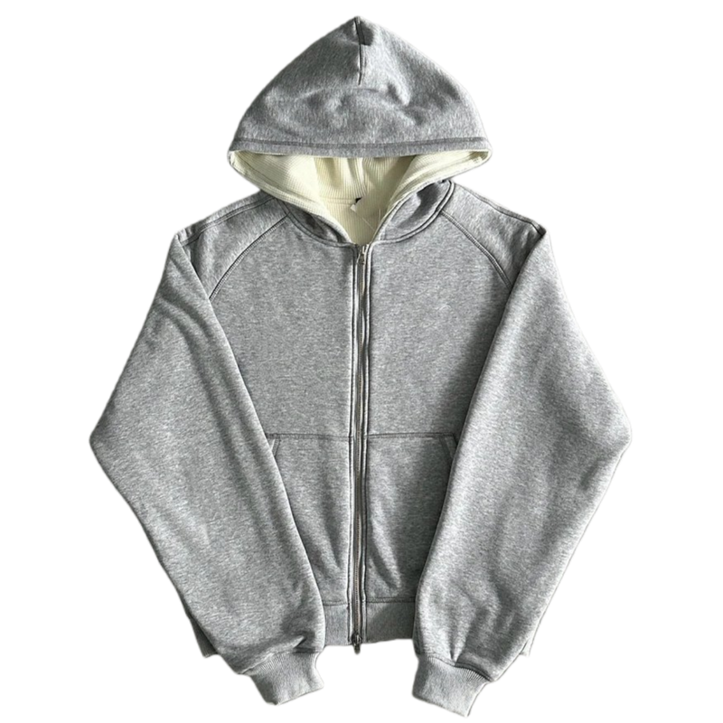Corteiz HMP Open Hem Tracksuit (Heather Grey)