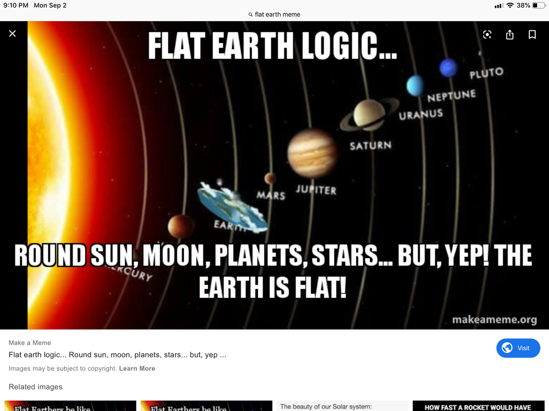 The earth round the sun