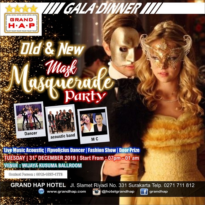 Masquerade Party di Grand HAP Hotel Solo