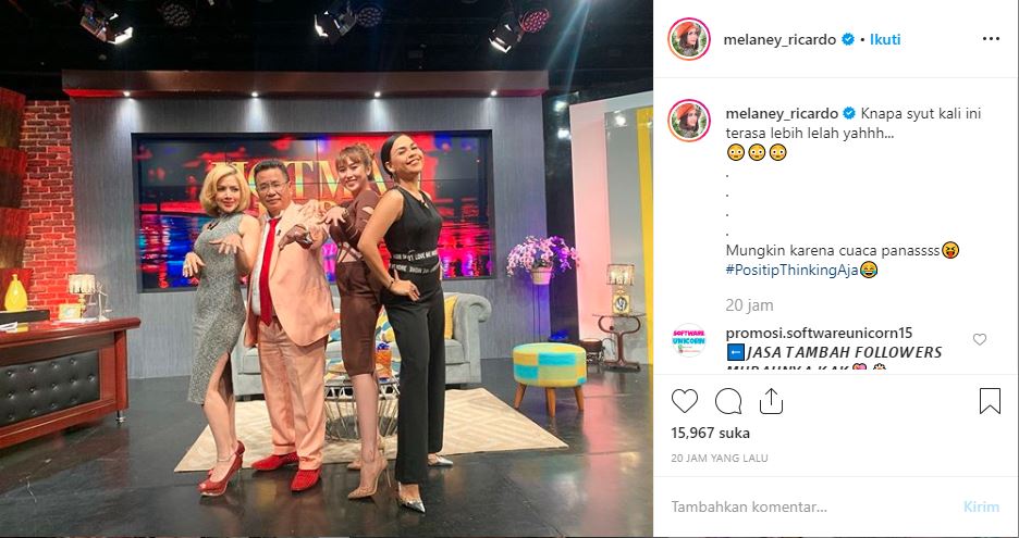 Barbie Kumalasari jadi bintang tamu acara Hotman Paris Show