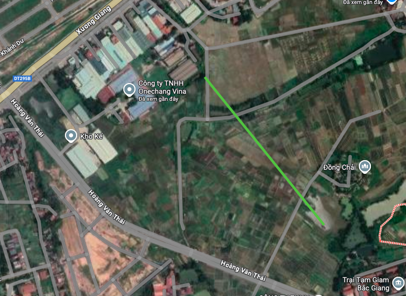 phuong Bac Giang tinh Bac Ninh duong se mo 21 02 Đường sẽ mở ở phường Bắc Giang, tỉnh Bắc Ninh