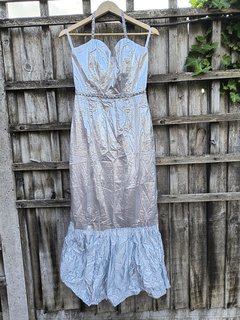 Silver Halter Dress - Age 9-11